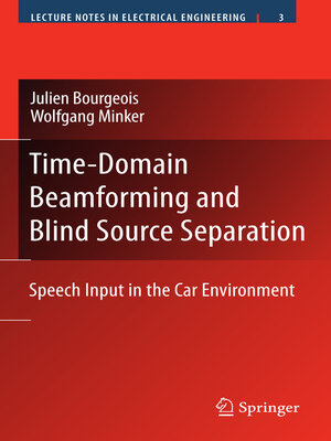 cover image of Time-Domain Beamforming and Blind Source Separation